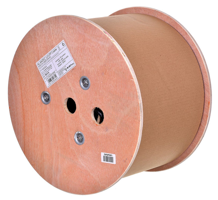 Alantec KIU6OUTZ305 networking cable 305 m Cat6 U/UTP (UTP) Black