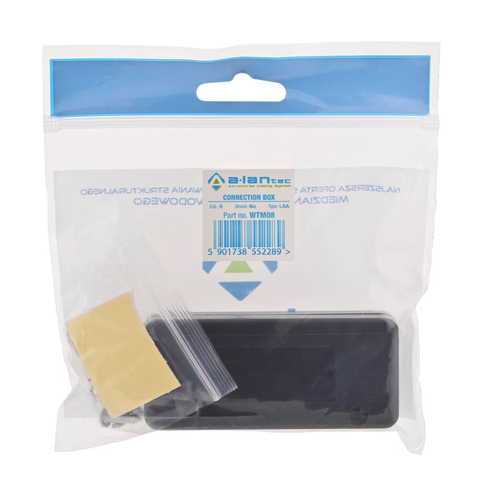 Alantec WTM08 terminal block Black