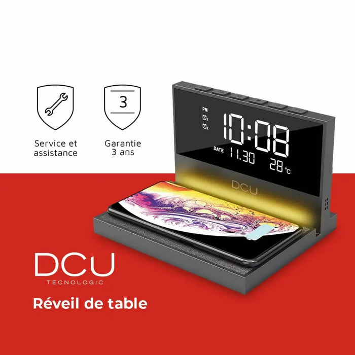 Alarm Clock DCU 37300830 Black - Декорация и Осветление<<<Дом Градина<<<BigBuy&&&Ръчни Часовници<<<Декорация и