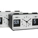 Alarm Clock DKD Home Decor White Black PVC 17 x 5 x 9 cm (2 Units) - Декорация и Осветление<<<Дом
