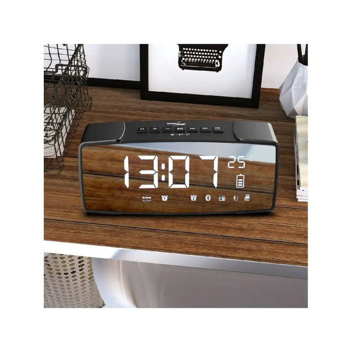 Alarm Clock Greenblue 62917 Black Grey Monochrome Black/Grey - Ръчни Часовници<<<Декорация и Осветление<<<Дом