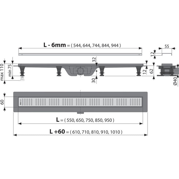 LINEAR SIPHON ALCA APZ10-750M