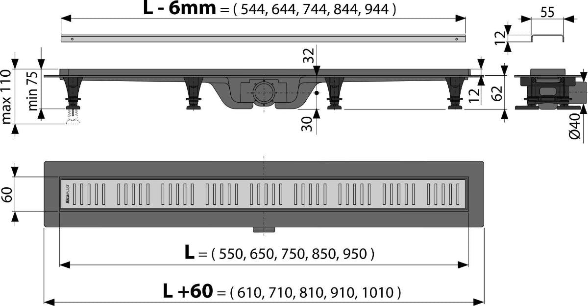 LINEAR SIPHON ALCA APZ10-650M