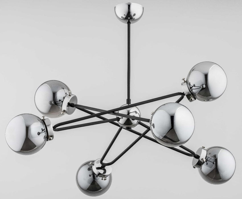 CHANDELIER SAGITO CHROM 6XE14 40W