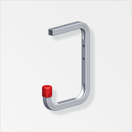 ALUMINUM WALL HOOK 115X160 MM ALFER ALUMINUM