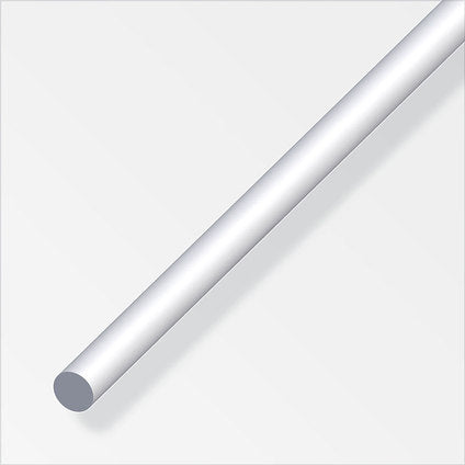 THICK ROUND PROFILE ALUMINUM ANODIZED 6 MM 1 M ALFER ALUMINUM