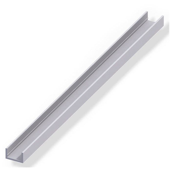 U-SHAPED ALUMINUM PROFILE ANODISED 16.5X10 MM 1 M ALFER ALUMINUM