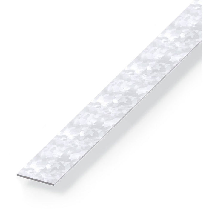 FLAT PROFILE STEEL GALVANIZED 35.5 MM 1 M ALFER ALUMINUM