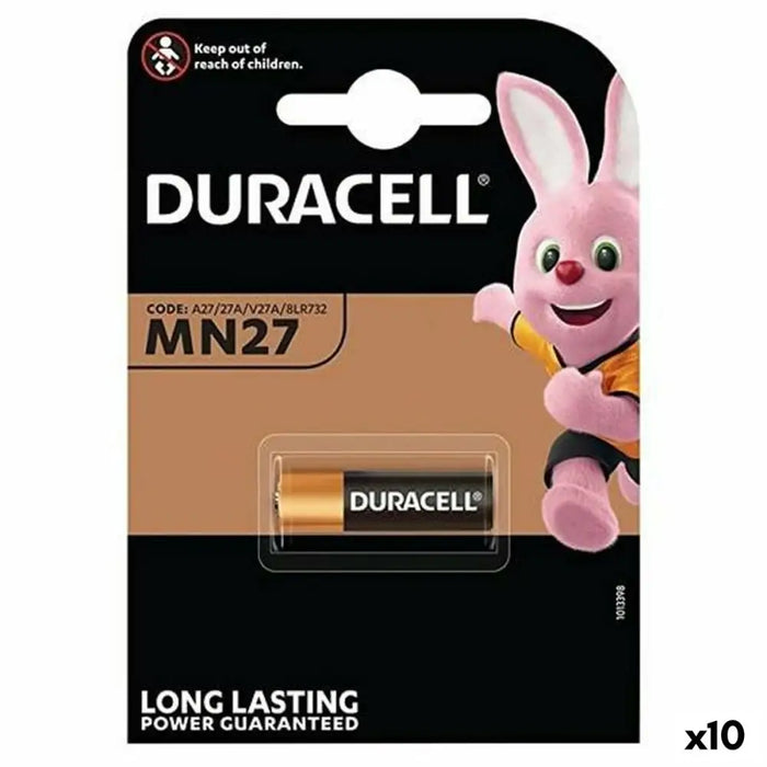 Alkaline Batteries DURACELL 12 V MN27 (10 Units) - Електроника Батерии<<<Компютри| Електроника<<<BigBuy&&&Алкални