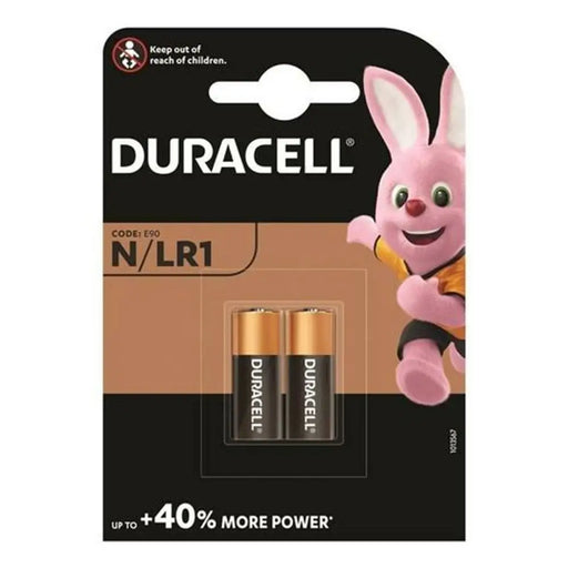 Alkaline Batteries DURACELL LR1 2 Pieces (10 Units) - Електроника Батерии<<<Компютри| Електроника<<<BigBuy&&&Алкални