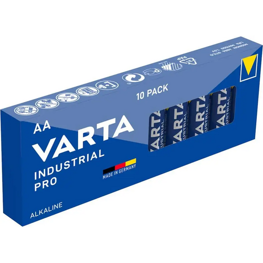 Alkaline batteries industrial LR6 AA 1.5V 10PK INDUSTRIAL PRO4006 VARTA - Батерии<<<Батерии и зарядни