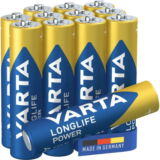 Alkaline Batteries Varta Longlife Power AAA LR03 1,5 V (12 Units) - Алкални батерии<<<Електроника Батерии<<<Компютри|