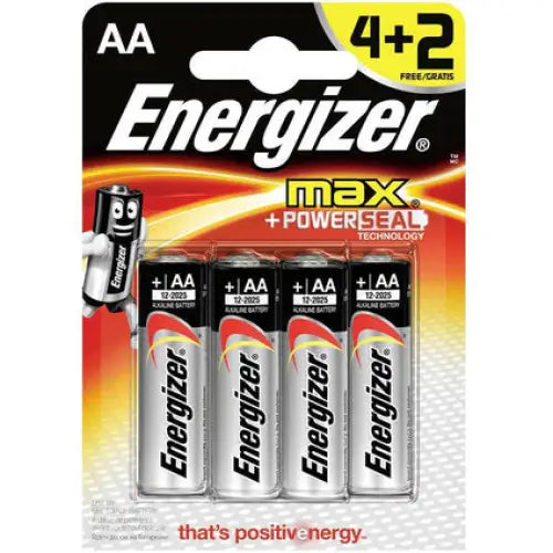 ALKALINE BATTERY MAX AA 1.5V 4 ENERGIZER MAX AA - Батерии<<<Батерии и