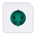Allocacoc PowerCube Original (E) power extension 5 AC outlet(s) Green,White - Electrical extension cordsLIP-ELE<<<Slats
