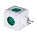 Allocacoc PowerCube Original (E) power extension 5 AC outlet(s) Green,White - Electrical extension cordsLIP-ELE<<<Slats