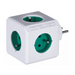 Allocacoc PowerCube Original (E) power extension 5 AC outlet(s) Green,White - Electrical extension cordsLIP-ELE<<<Slats