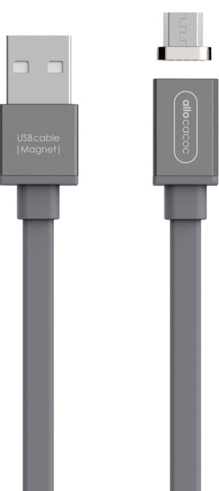 Cable Allocacoc 10766GY USB-micro USB Magnet