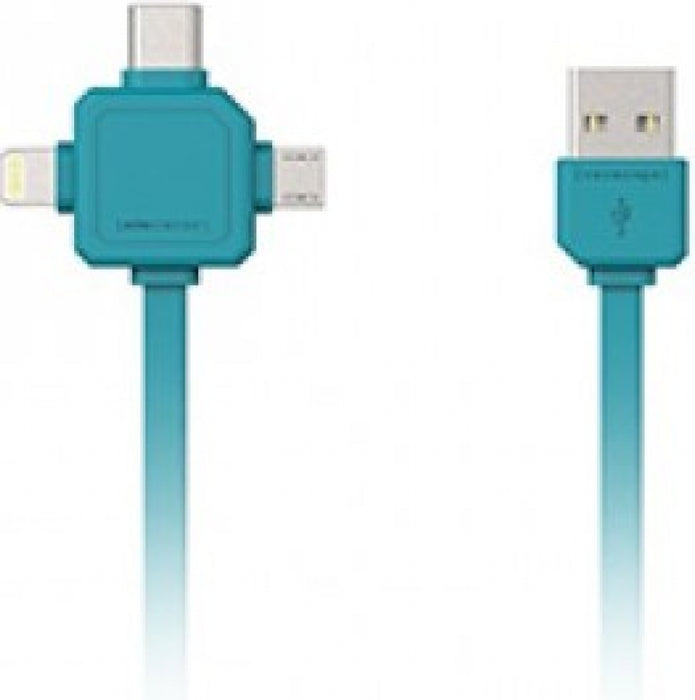 Cable Allocacoc 9003BL USB type-C, Apple Lightning, Micro USB