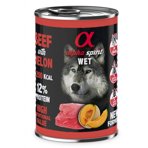 ALPHA SPIRIT WET Ternera con melón - comida húmeda para perros - 400g - Wet foodDLP-KAM<<<For the dogDLP<<<ActionPL