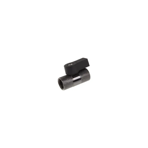 Alphacool Eiszapfen ball valve Two-way G1/4 Matt black - Фитинги<<<Водно охлаждане<<<ValiAPI