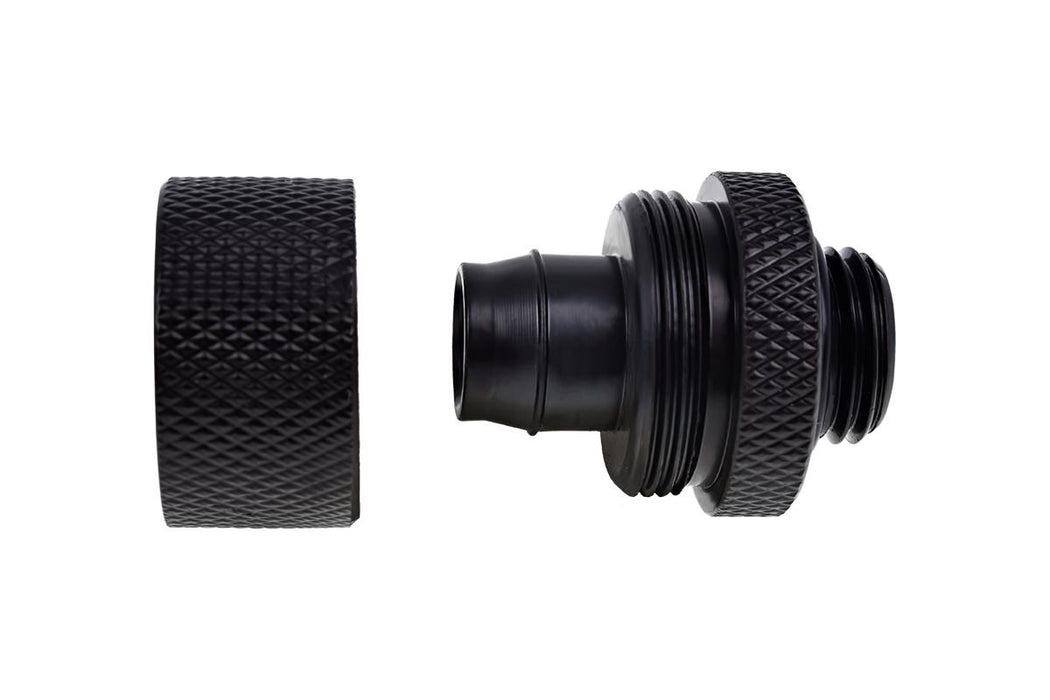 Alphacool Eiszapfen fitting, Extension, 16/10mm, G1/4, Matt black, 6 pieces