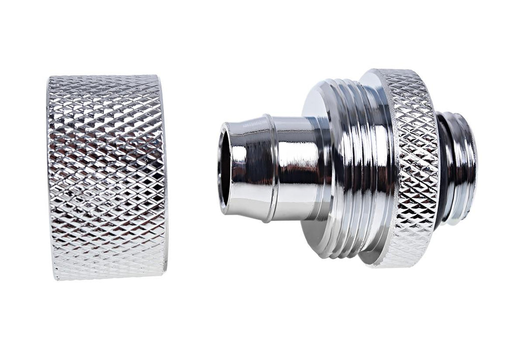 Alphacool Eiszapfen fitting, Extension, 16/10mm, G1/4, Silver, 6 pieces