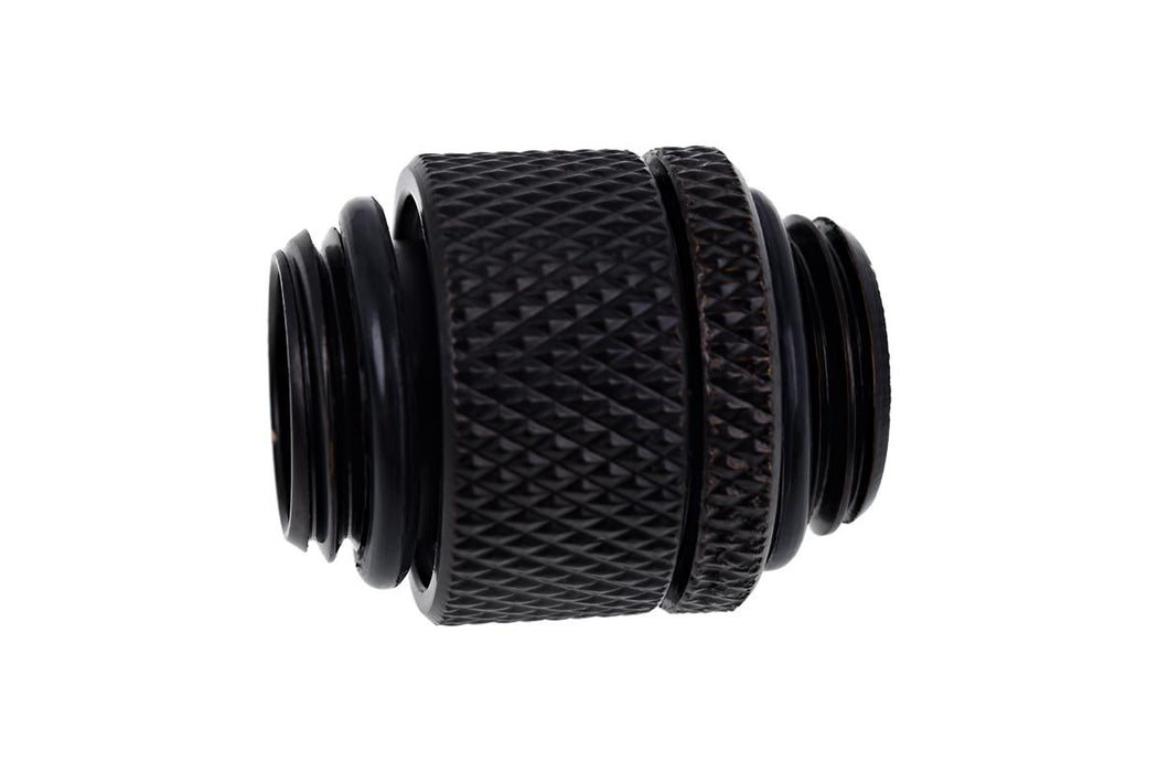 Adapter connector with internal thread Alphacool, Rotating, G1/4, Black matt