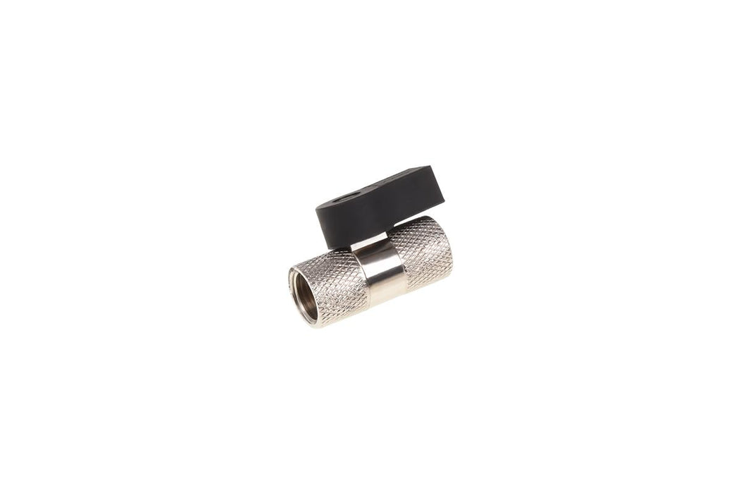 Alphacool Eiszapfen ball valve, Two-way, G1/4, Silver