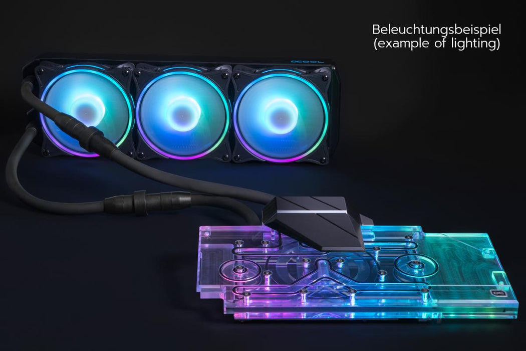 Water Cooling System Alphacool Eiswolf 2 AIO - 360mm RTX 3080/3090 ROG Strix with Backplate
