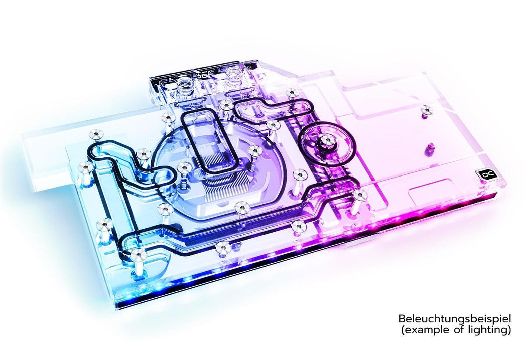 Water block for video card Alphacool Eisblock Aurora Acryl GPX-N RTX 3080/3090 Aorus Master/Xtreme with Backplate