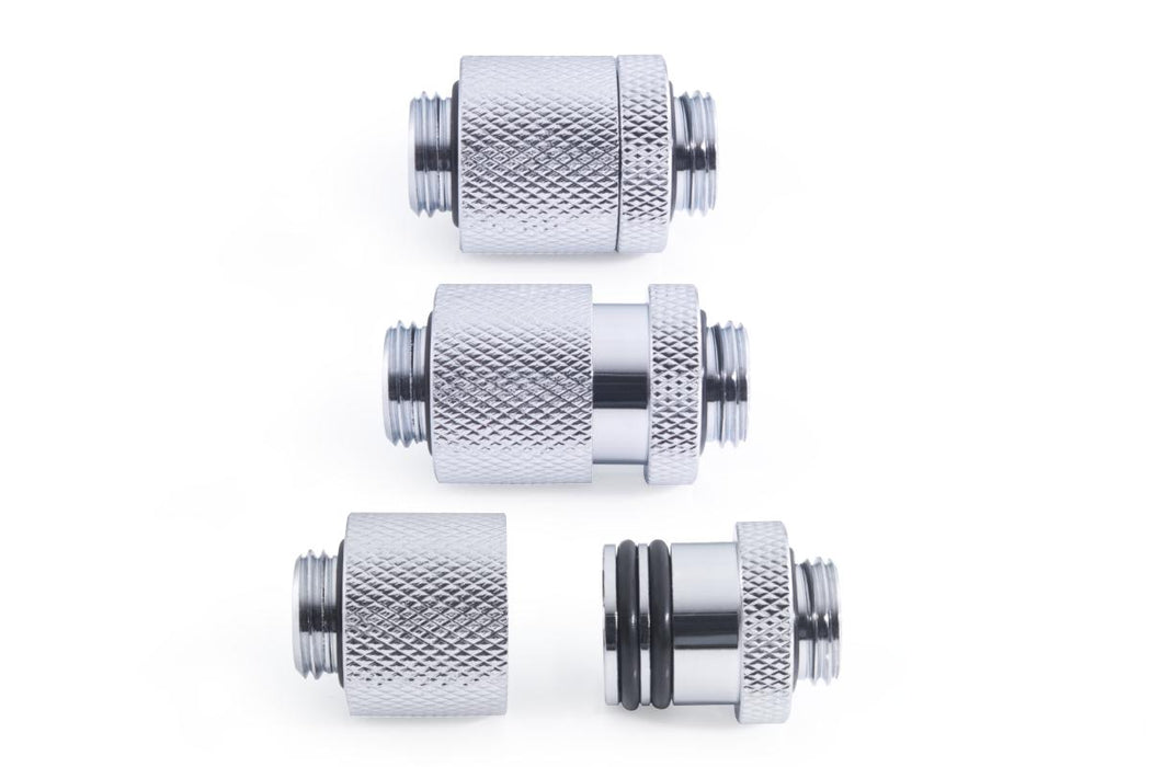D-Plug Alphacool ES, 20mm, G1/4 AG auf G1/4 AG, Silver