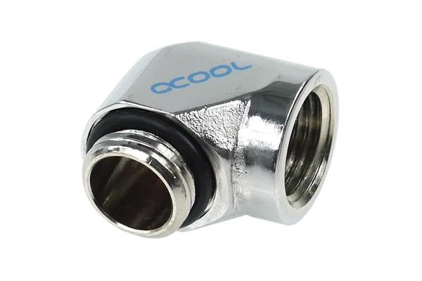 Adapter Alphacool HF, G1/4 external thread - G1/4, internal thread, Silver
