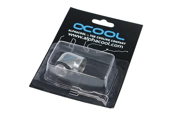 Adapter Alphacool HF, G1/4 external thread - G1/4, internal thread, Silver