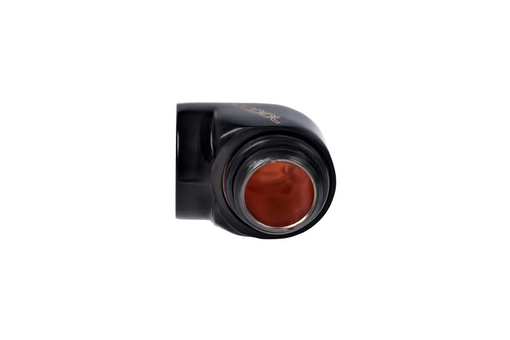 L-connector Alphacool HF, G1/4 external - internal thread, Black mat
