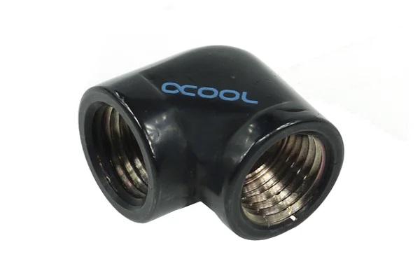 L-connector Alphacool HF, Internal thread G1/4 - G1/4, 90°, Matt black