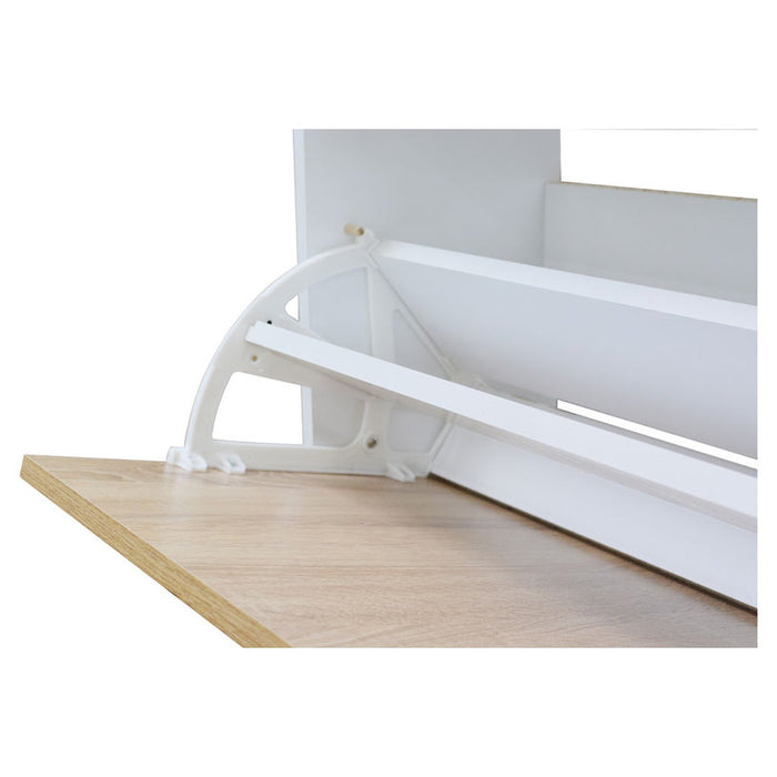 SHOE CABINET WITH 3 DOORS WHITE GLOSS+SONOMA 64X26X121 CM. ALPI