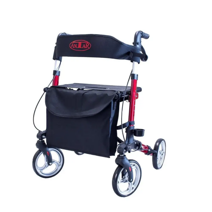 Aluminium four-wheel walker AT51006 - Rehabilitation walkersWIB-CRE<<<Strollers and walkersWIB<<<ActionPL