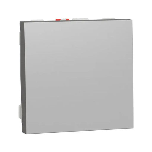 ALUMINUM BUTTON SCHNEIDER UNICA (NU320630) - Ключове и контакти<<<Електроматериали<<<Praktiker&&&Ключове и