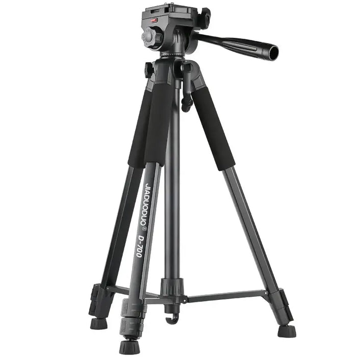 Aluminum photographic tripod with adjustable base - gray - Photo accessories<<<HurtelXML