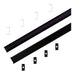 ALUMINUM PROFILE FOR LED STRIP 2M 23.5X10MM BLACK V-TAC - LED ленти и аксесоари<<<Вътрешно осветление<<<Мебели и