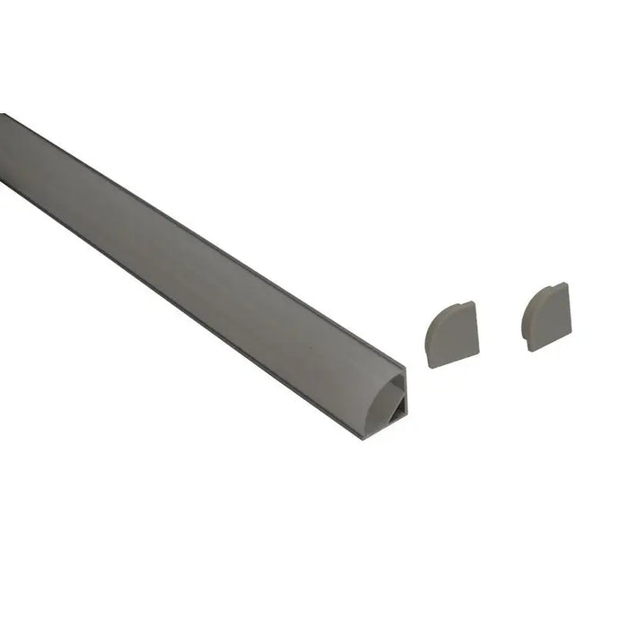 ALUMINUM PROFILE FOR LED STRIP CORNER ROUND COVER MAT 1M D-IL - LED ленти и аксесоари<<<Вътрешно осветление<<<Мебели и