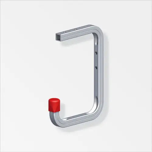 ALUMINUM WALL HOOK 115X160 MM ALFER ALUMINUM - Куки и държачи<<<Профили и планки<<<Инструменти и железария<<<Praktiker