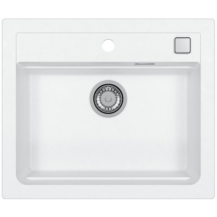 GRANITE KITCHEN SINK ALVEUS ATROX 30 59X50X19.5 CM. WHITE
