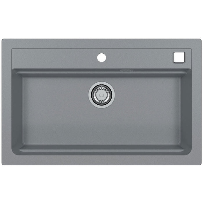 GRANITE KITCHEN SINK ALVEUS ATROX 40 79X50X19.5 CM. GRAY