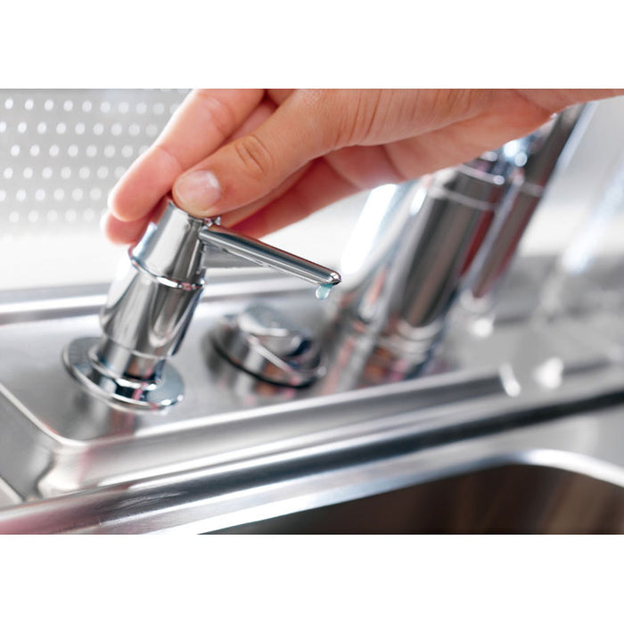KITCHEN DISPENSER WITH PVC CONTAINER ALVEUS CALLAS CHROME