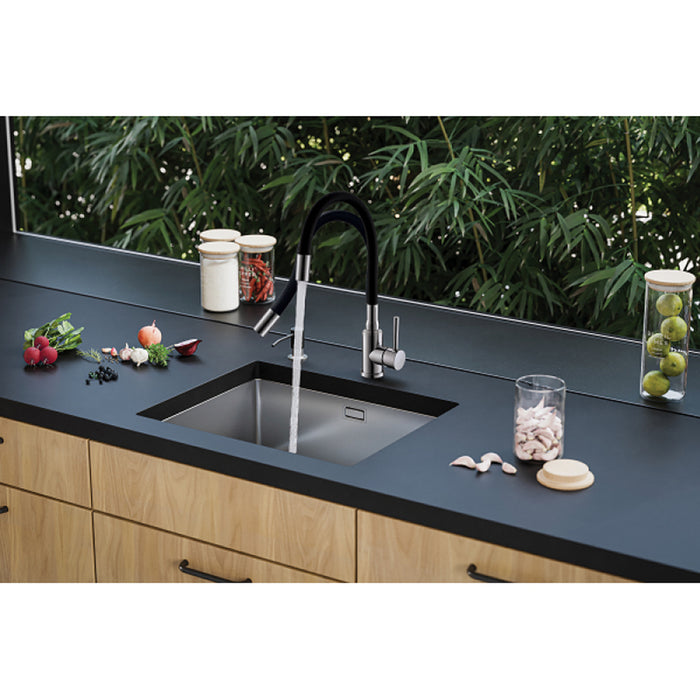 ALVEUS FLEXA KITCHEN MIXER WITH MOVEABLE ARM BLACK