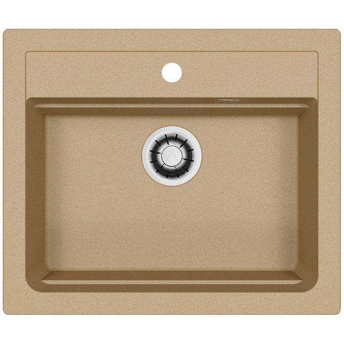 GRANITE KITCHEN SINK ALVEUS ATROX 30 59X50X19.5 CM BEIGE