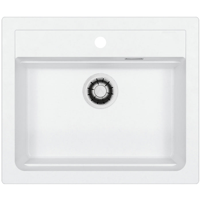GRANITE KITCHEN SINK ALVEUS ATROX 30 59X50X19.5 CM WHITE