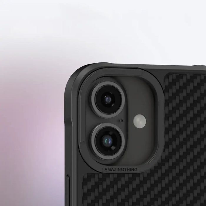AmazingThing Titan Max Case with 1500D Aramid Fibers for iPhone 16 - Black - Cell phone cases and covers<<<HurtelXML