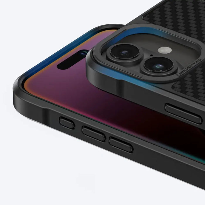 AmazingThing Titan Max Case with 1500D Aramid Fibers for iPhone 16 - Black - Cell phone cases and covers<<<HurtelXML